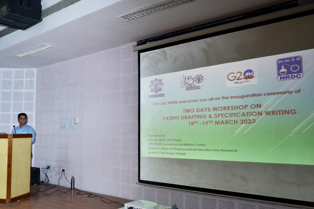 Two Days Workshop on Patent Drafting and Specification Writing