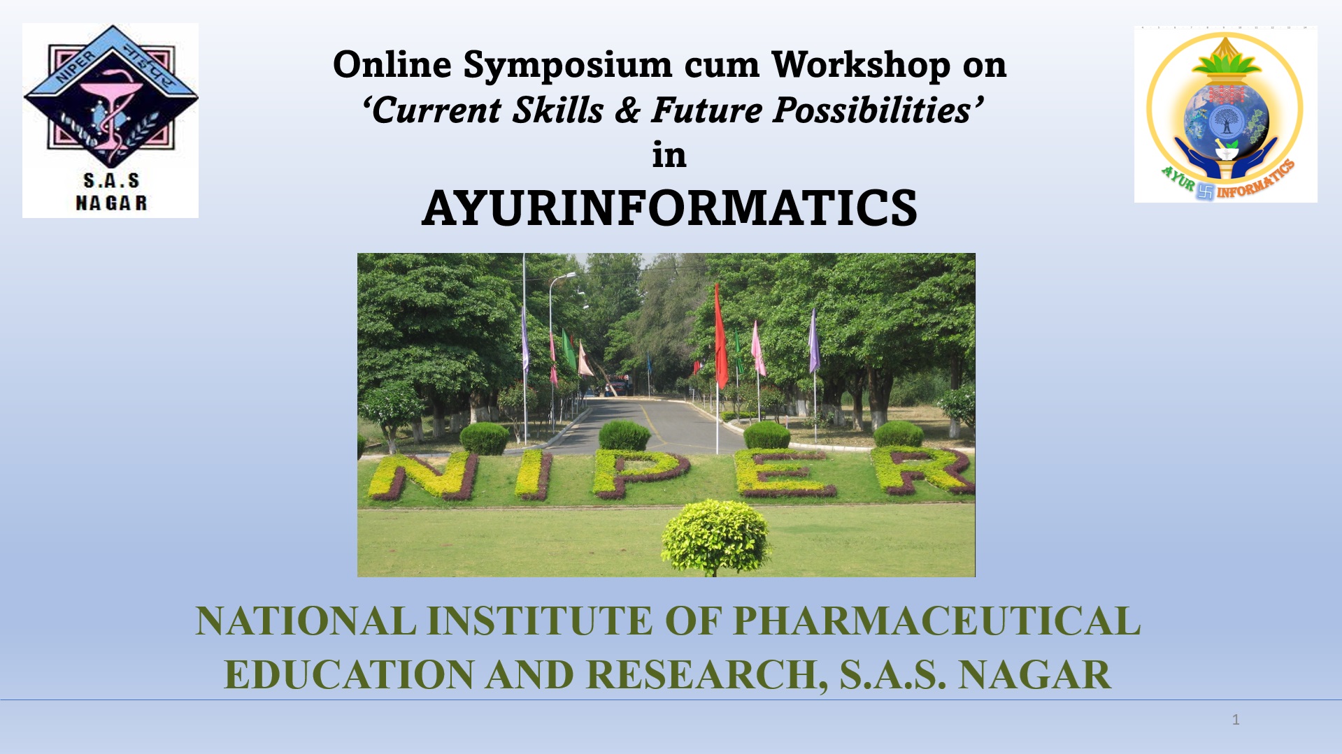 Glimpse of Day-1 of Online Symposium cum Workshop on ‘Current Skills & Future Possibilities’ in AYURINFORMATICS (CSFP-AI 2024) (November 11, 2024)