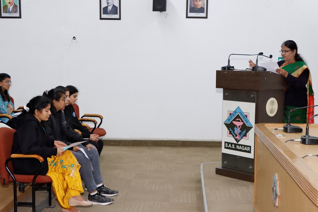 Oration Competition organized by ICCSH, NIPER SAS Nagar (February 06, 2025)